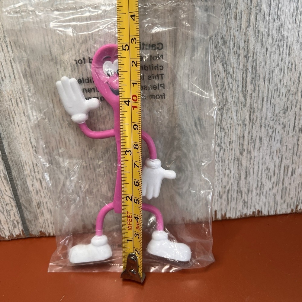 Vintage 1990's BASKIN ROBBINS BENDABLE PINK SPOON MIP - Picture 4 of 4